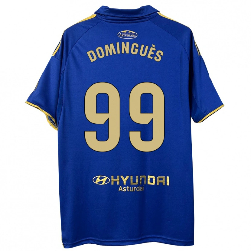 Danxen Mulher Camisola Brandon Dominguès #99 Azul Dourado Principal 2025/26 Camisa Brasil