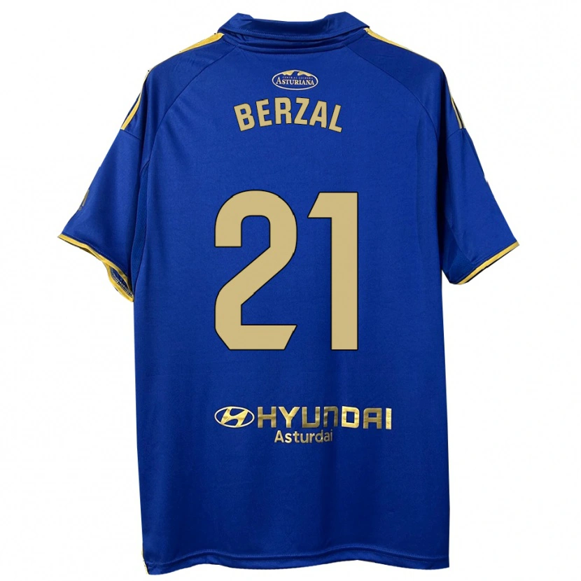 Danxen Mulher Camisola Guille Berzal #21 Azul Dourado Principal 2025/26 Camisa Brasil