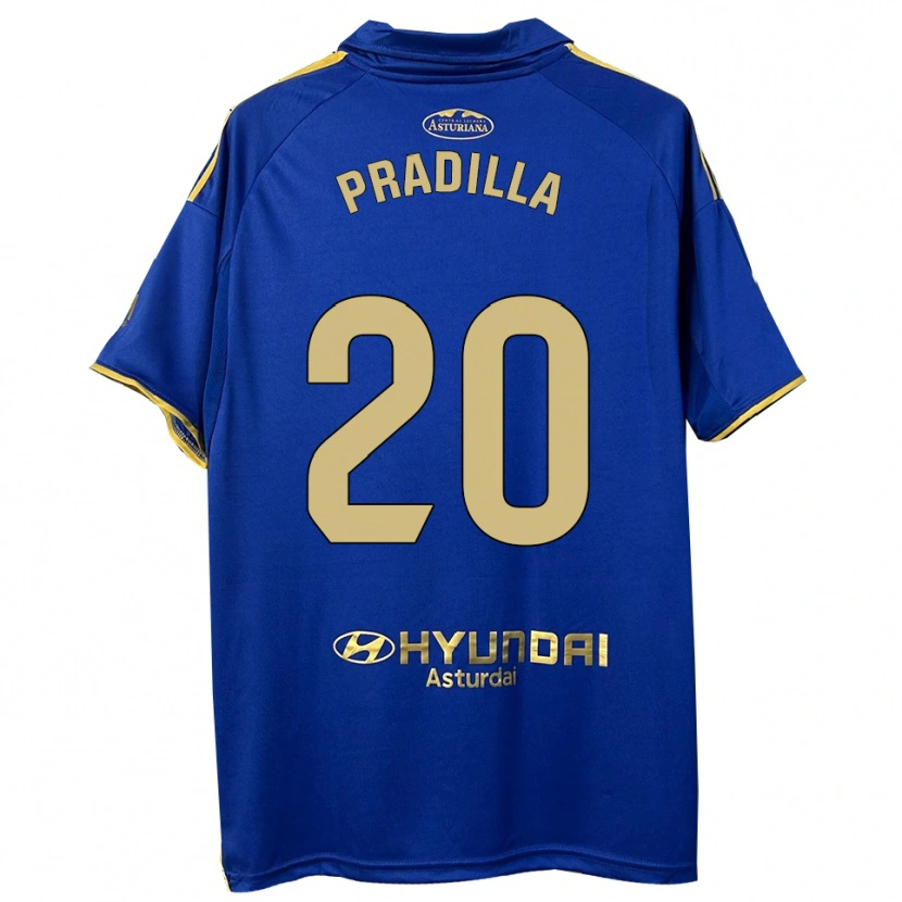Danxen Mulher Camisola Elena Pradilla Aranda #20 Azul Dourado Principal 2025/26 Camisa Brasil