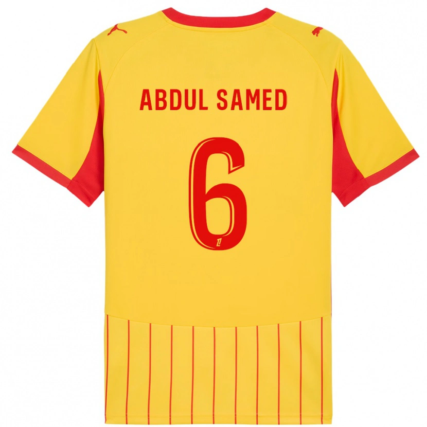 Danxen Mulher Camisola Salis Abdul Samed #6 Amarelo Vermelho Principal 2025/26 Camisa Brasil