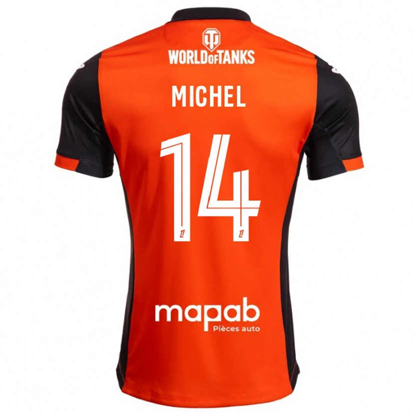 Danxen Mulher Camisola Raphaël Michel #14 Preto Laranja Principal 2025/26 Camisa Brasil