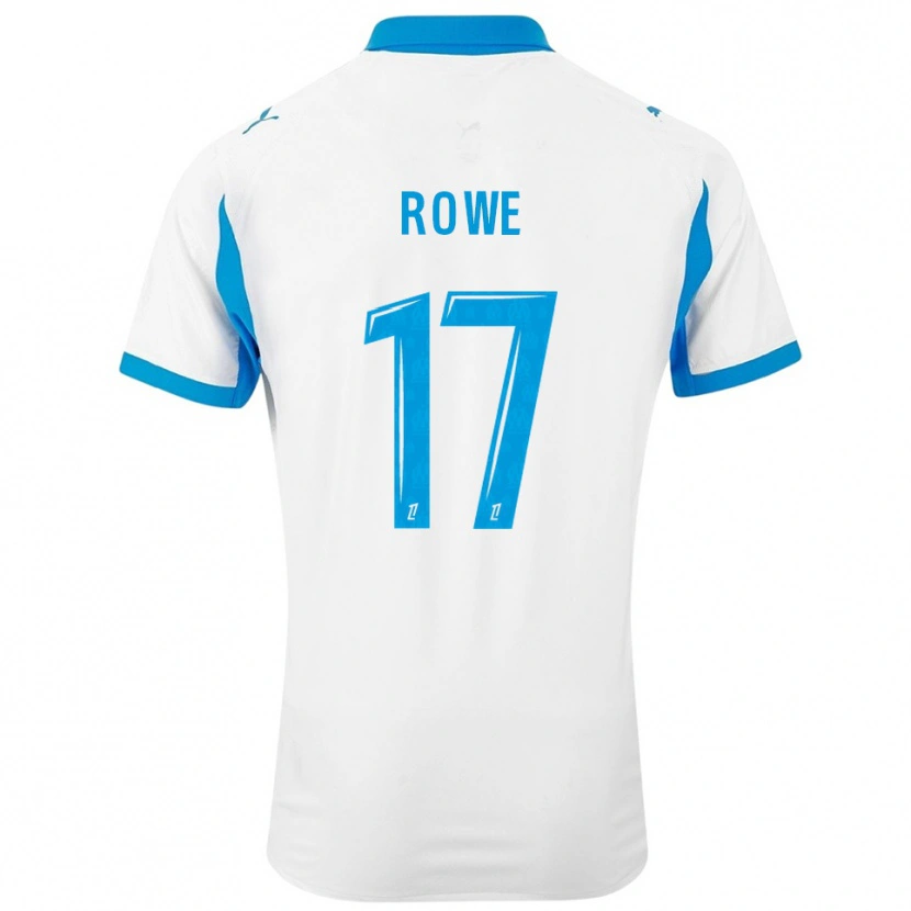 Danxen Mulher Camisola Jonathan Rowe #17 Branco Azul Celeste Principal 2025/26 Camisa Brasil