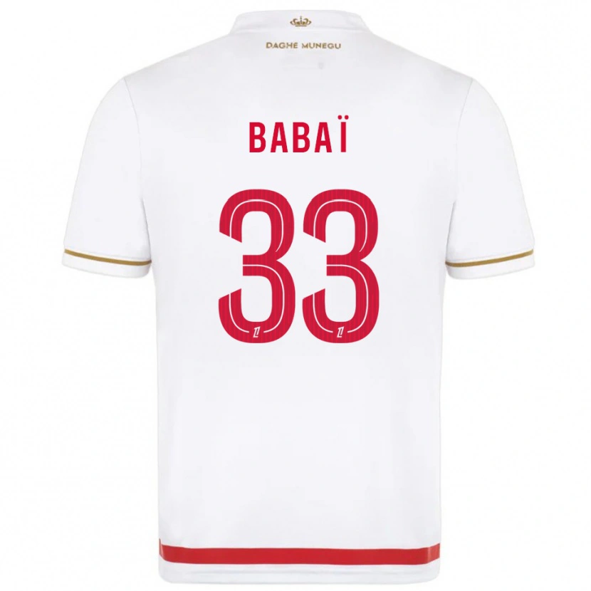 Danxen Mulher Camisola Nazim Babaï #33 Vermelho Branco Principal 2025/26 Camisa Brasil
