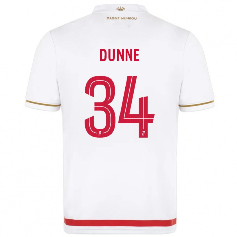 Danxen Mulher Camisola David Dunne #34 Vermelho Branco Principal 2025/26 Camisa Brasil