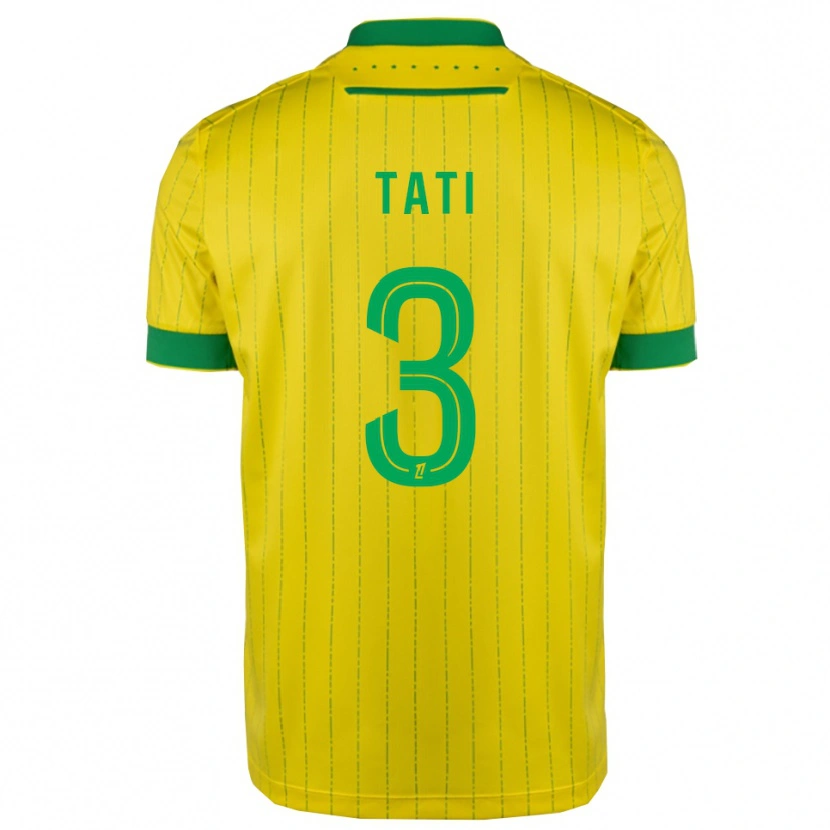 Danxen Mulher Camisola Tylel Tati #3 Amarelo Verde Principal 2025/26 Camisa Brasil