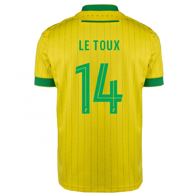 Danxen Mulher Camisola Many Le Toux #14 Amarelo Verde Principal 2025/26 Camisa Brasil