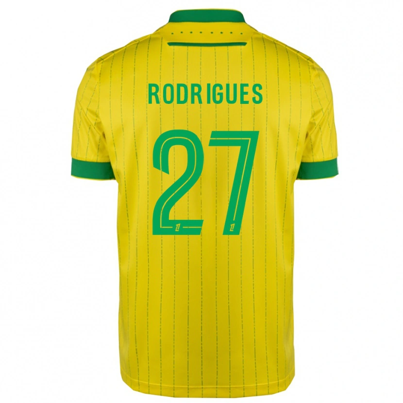 Danxen Mulher Camisola Nelly Rodrigues #27 Amarelo Verde Principal 2025/26 Camisa Brasil