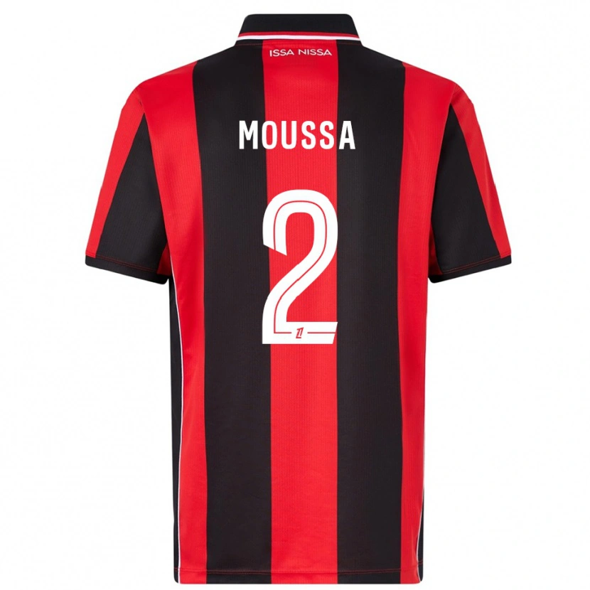 Danxen Mulher Camisola Mounir Moussa #2 Vermelho Preto Principal 2025/26 Camisa Brasil