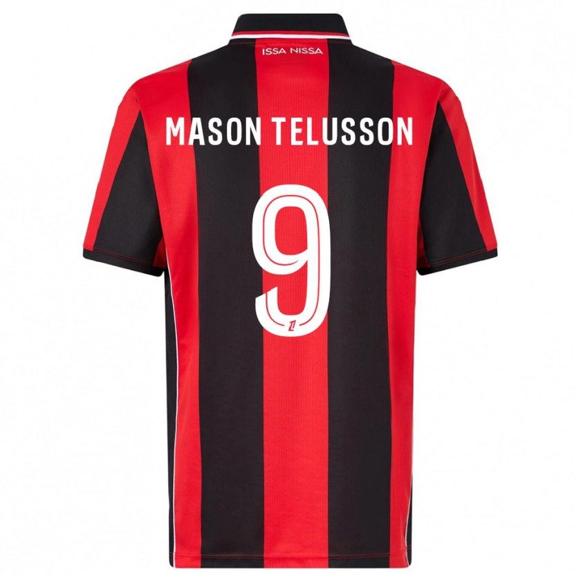 Danxen Mulher Camisola Jah-Mason Telusson #9 Vermelho Preto Principal 2025/26 Camisa Brasil