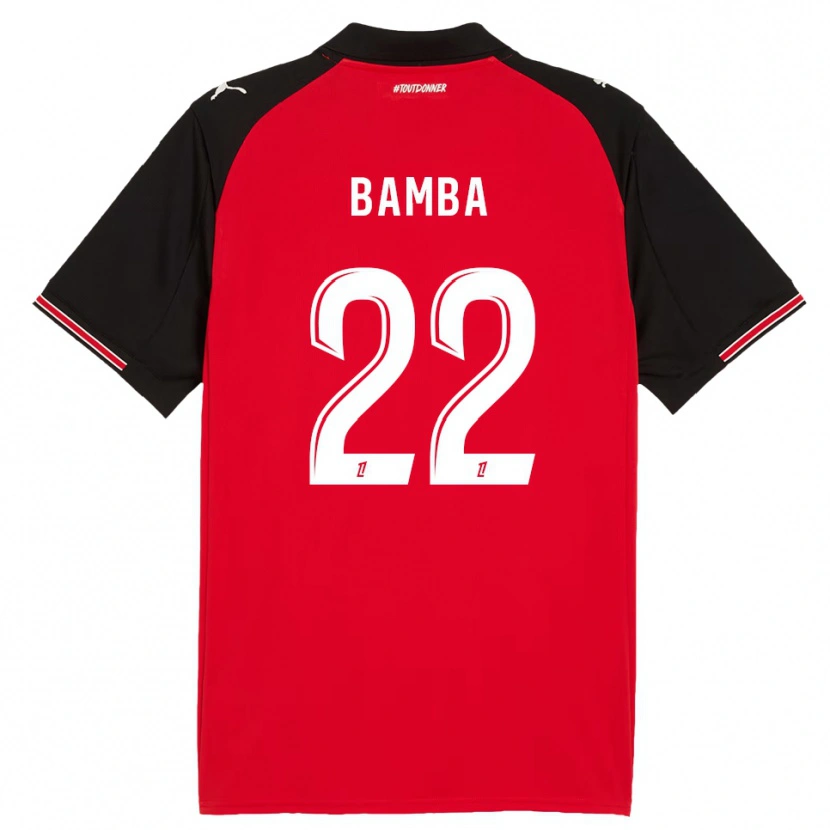 Danxen Mulher Camisola Rayan Bamba #22 Vermelho Preto Principal 2025/26 Camisa Brasil