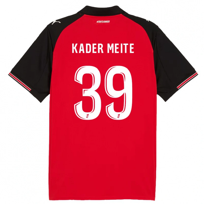 Danxen Mulher Camisola Mohamed Kader Meïté #39 Vermelho Preto Principal 2025/26 Camisa Brasil