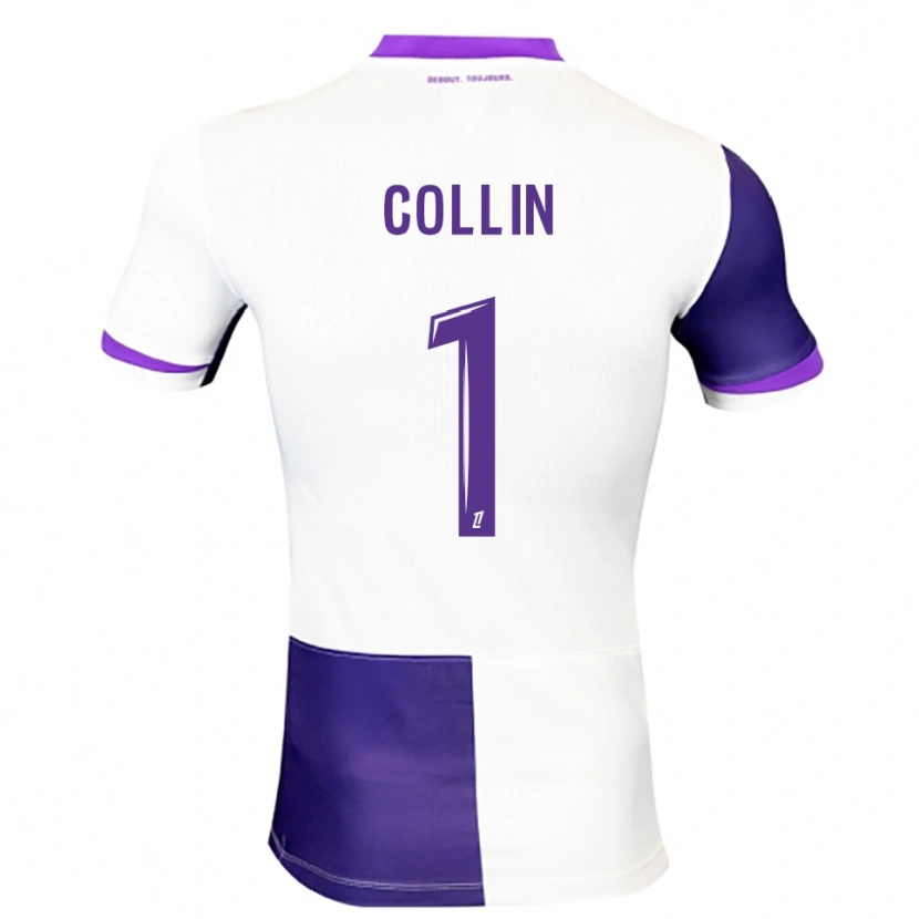 Danxen Mulher Camisola Théo Collin #1 Roxo Branco Principal 2025/26 Camisa Brasil