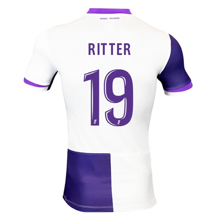 Danxen Mulher Camisola Morgane Ritter #19 Roxo Branco Principal 2025/26 Camisa Brasil