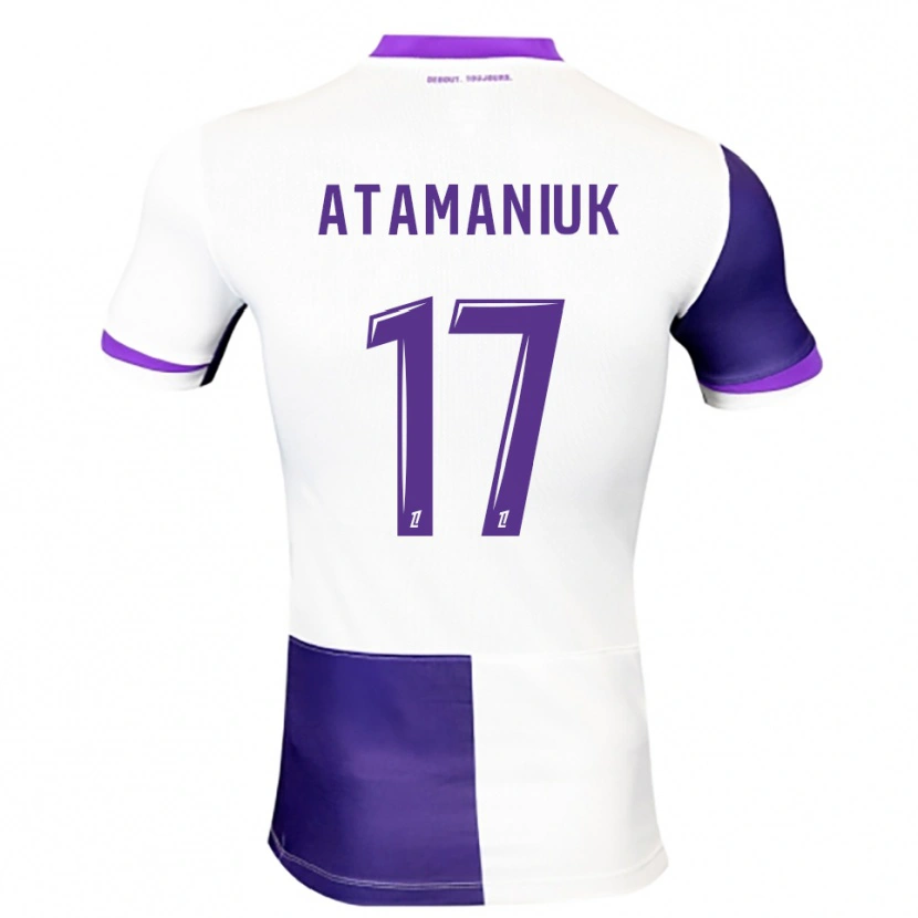 Danxen Mulher Camisola Alexandra Atamaniuk #17 Roxo Branco Principal 2025/26 Camisa Brasil
