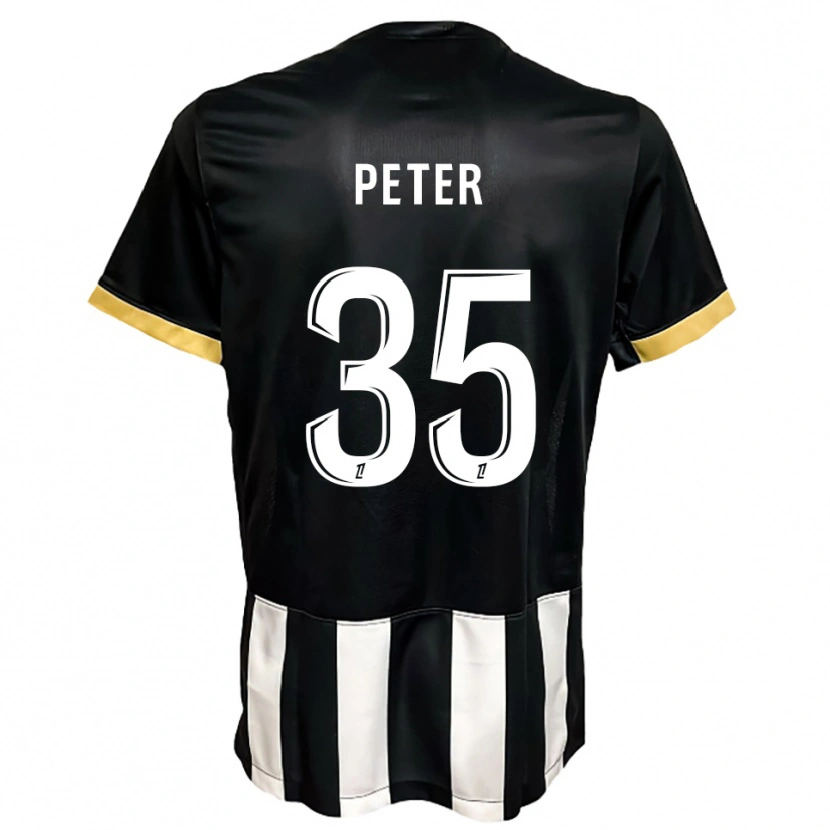 Danxen Mulher Camisola Prosper Peter #35 Preto Branco Principal 2025/26 Camisa Brasil