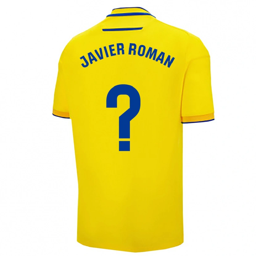 Danxen Mulher Camisola José Javier Román #0 Amarelo Marinho Principal 2025/26 Camisa Brasil