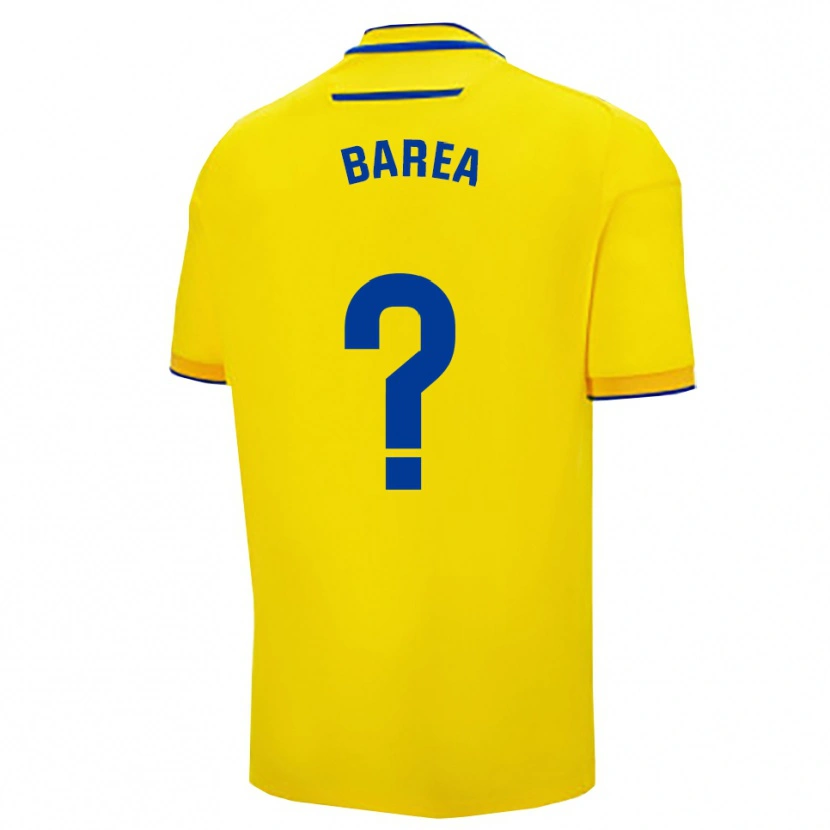 Danxen Mulher Camisola Pablo Barea #0 Amarelo Marinho Principal 2025/26 Camisa Brasil