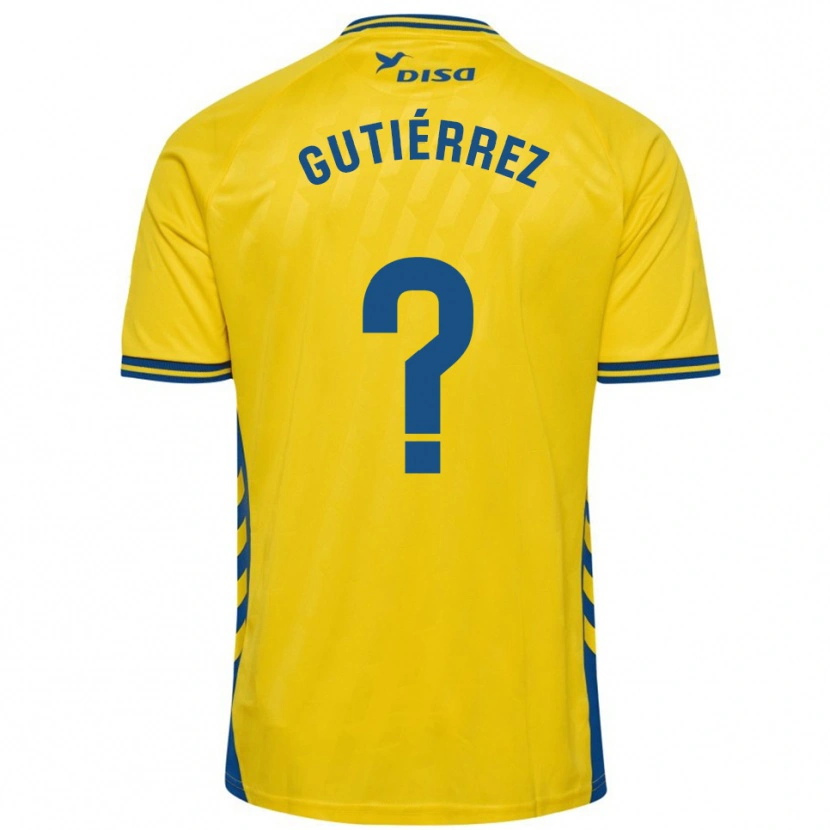 Danxen Mulher Camisola Marco Gutiérrez #0 Amarelo Azul Principal 2025/26 Camisa Brasil