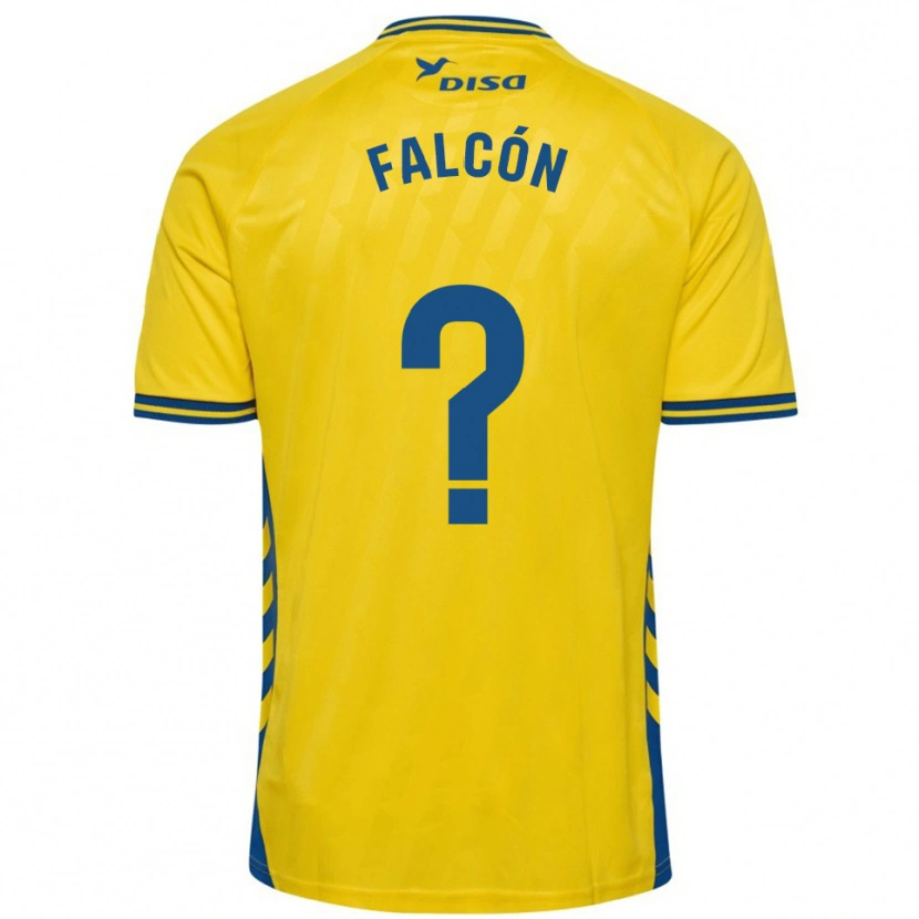 Danxen Mulher Camisola Toni Falcón #0 Amarelo Azul Principal 2025/26 Camisa Brasil