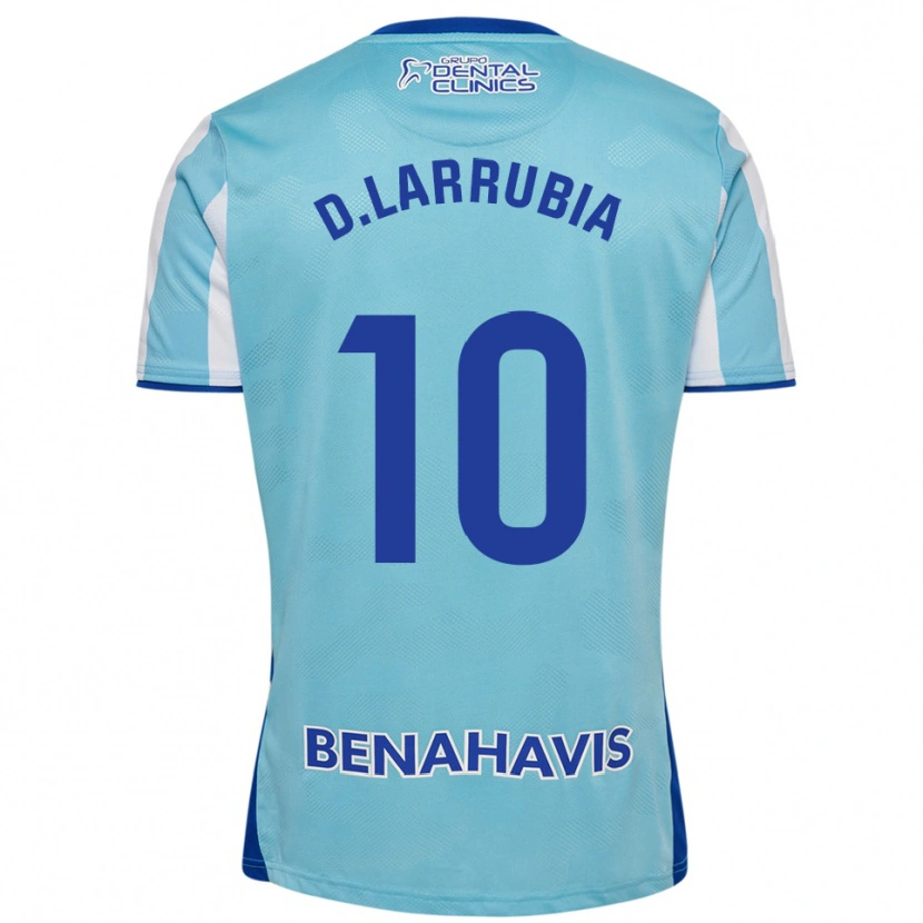 Danxen Mulher Camisola David Larrubia #10 Azul Celeste Branco Principal 2025/26 Camisa Brasil