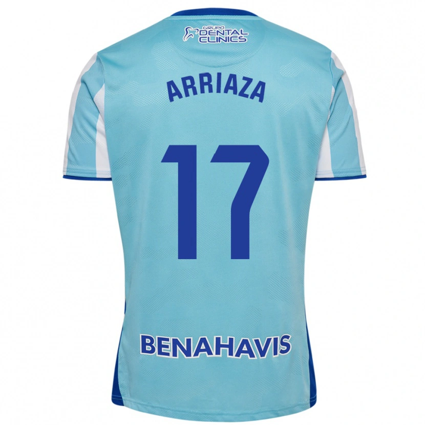 Danxen Mulher Camisola Pablo Arriaza #17 Azul Celeste Branco Principal 2025/26 Camisa Brasil