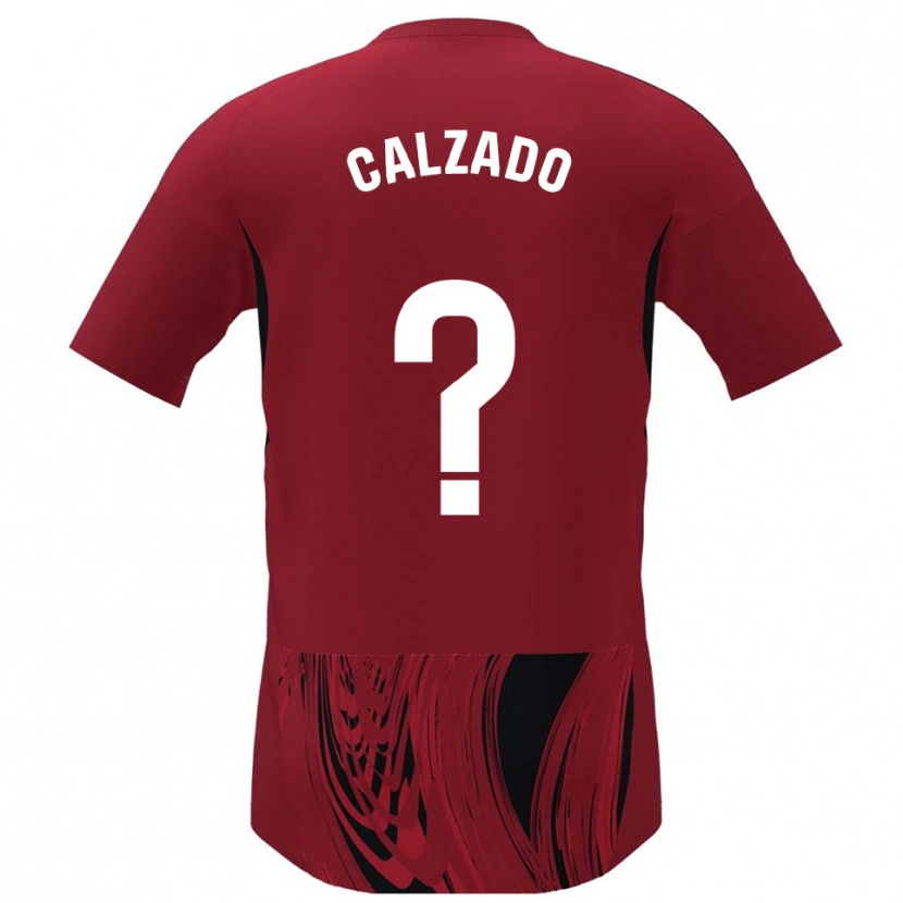 Danxen Mulher Camisola Joaquín Calzado #0 Vermelho Preto Principal 2025/26 Camisa Brasil