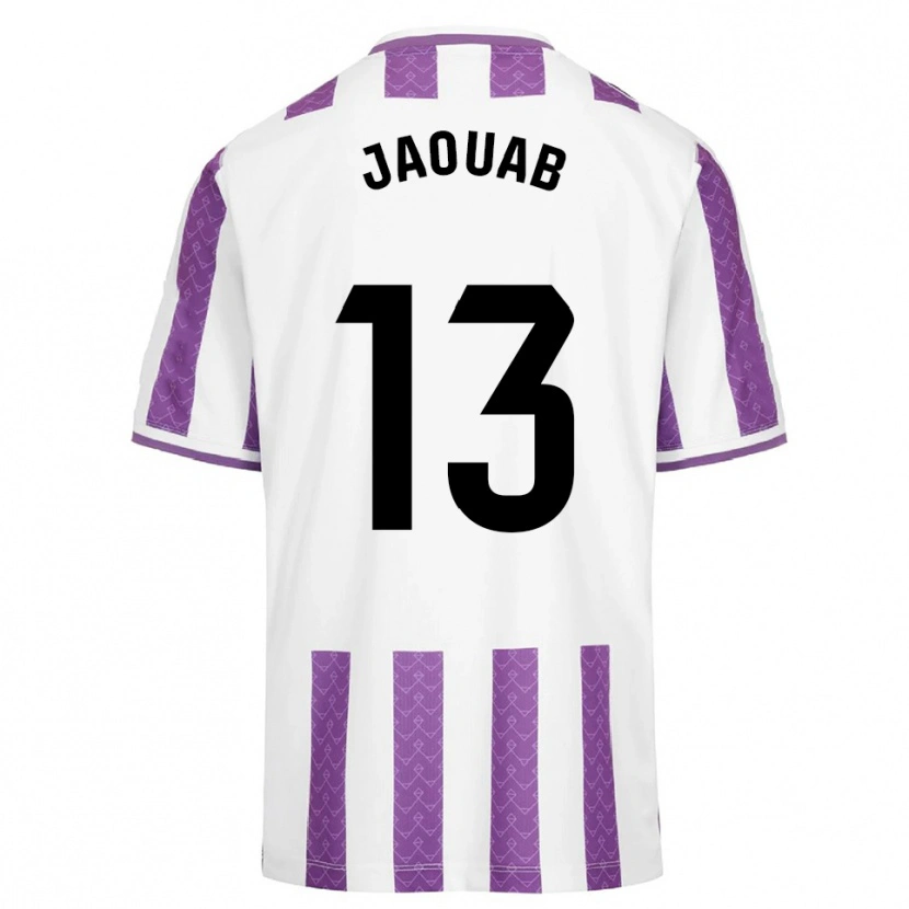 Danxen Mulher Camisola Mohamed Jaouab #13 Roxo Branco Principal 2025/26 Camisa Brasil