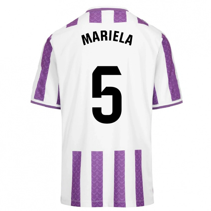 Danxen Mulher Camisola Mariela Conde Gomez #5 Roxo Branco Principal 2025/26 Camisa Brasil