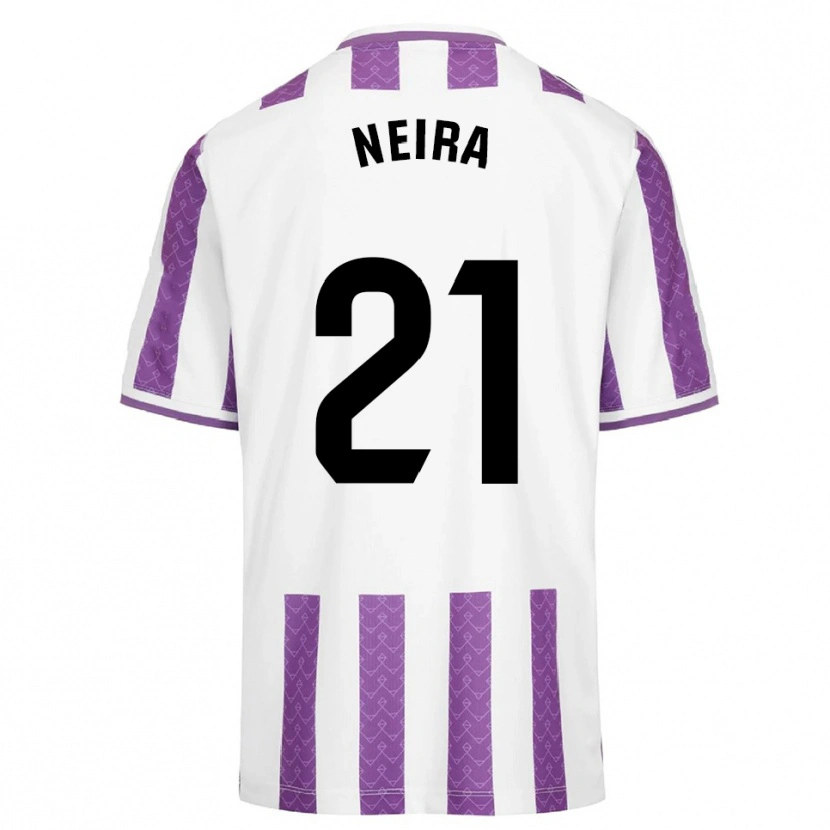 Danxen Mulher Camisola Sergio Neira #21 Roxo Branco Principal 2025/26 Camisa Brasil