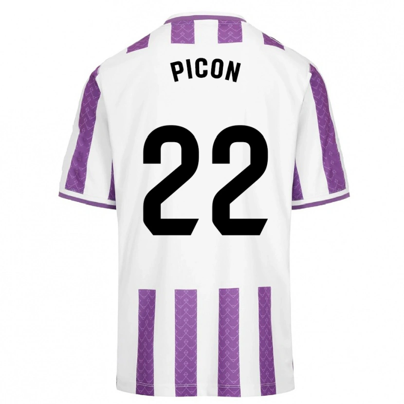 Danxen Mulher Camisola Pablo Picón #22 Roxo Branco Principal 2025/26 Camisa Brasil