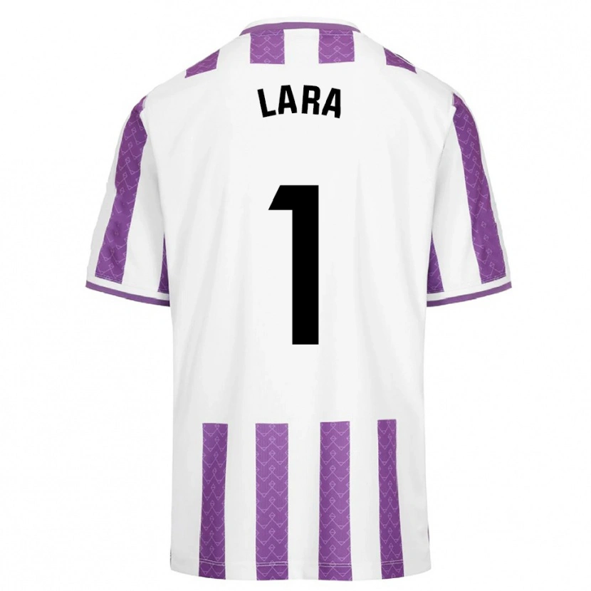 Danxen Mulher Camisola Lara Lara De Las Heras Coello #1 Roxo Branco Principal 2025/26 Camisa Brasil