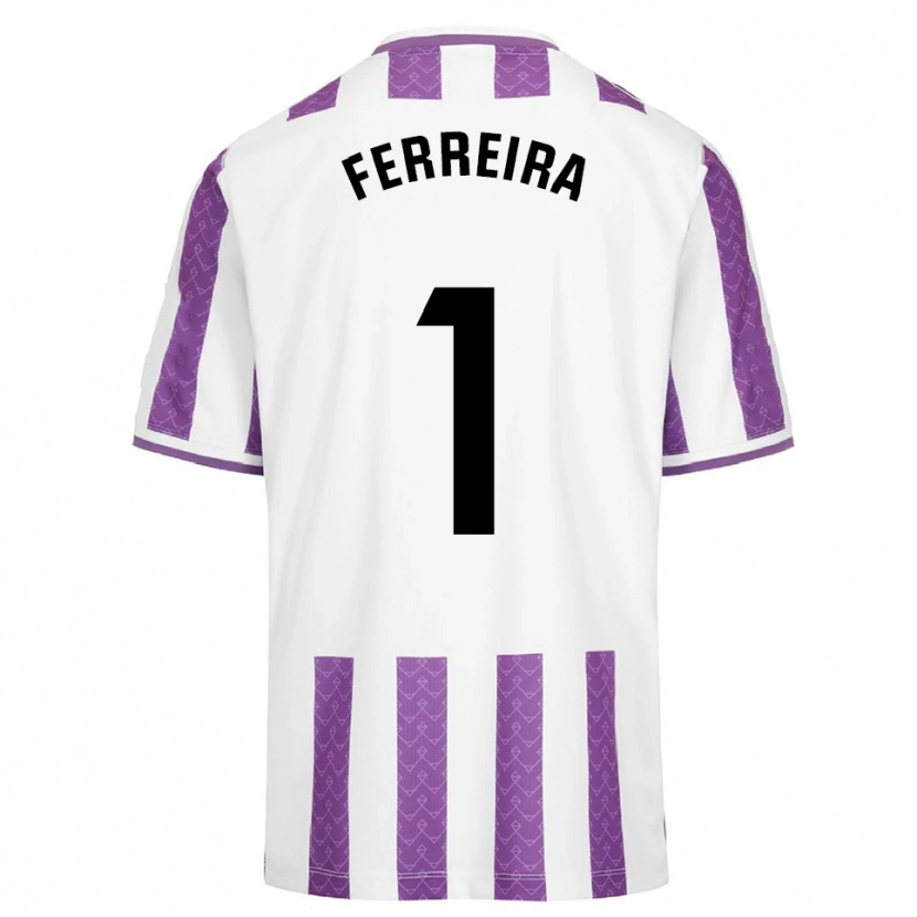 Danxen Mulher Camisola Andre Ferreira #1 Roxo Branco Principal 2025/26 Camisa Brasil