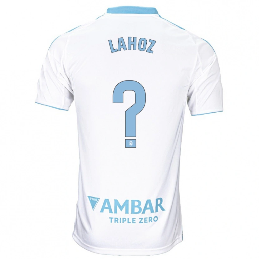 Danxen Mulher Camisola Álvaro Lahoz #0 Branco Azul Celeste Principal 2025/26 Camisa Brasil