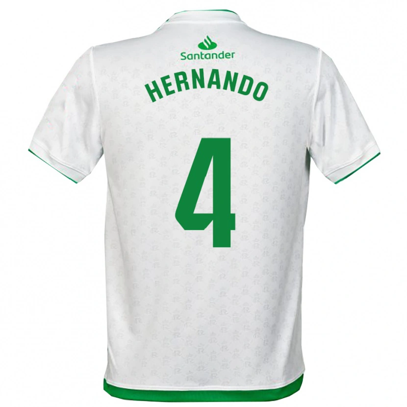 Danxen Mulher Camisola Manu Hernando #4 Verde Branco Principal 2025/26 Camisa Brasil