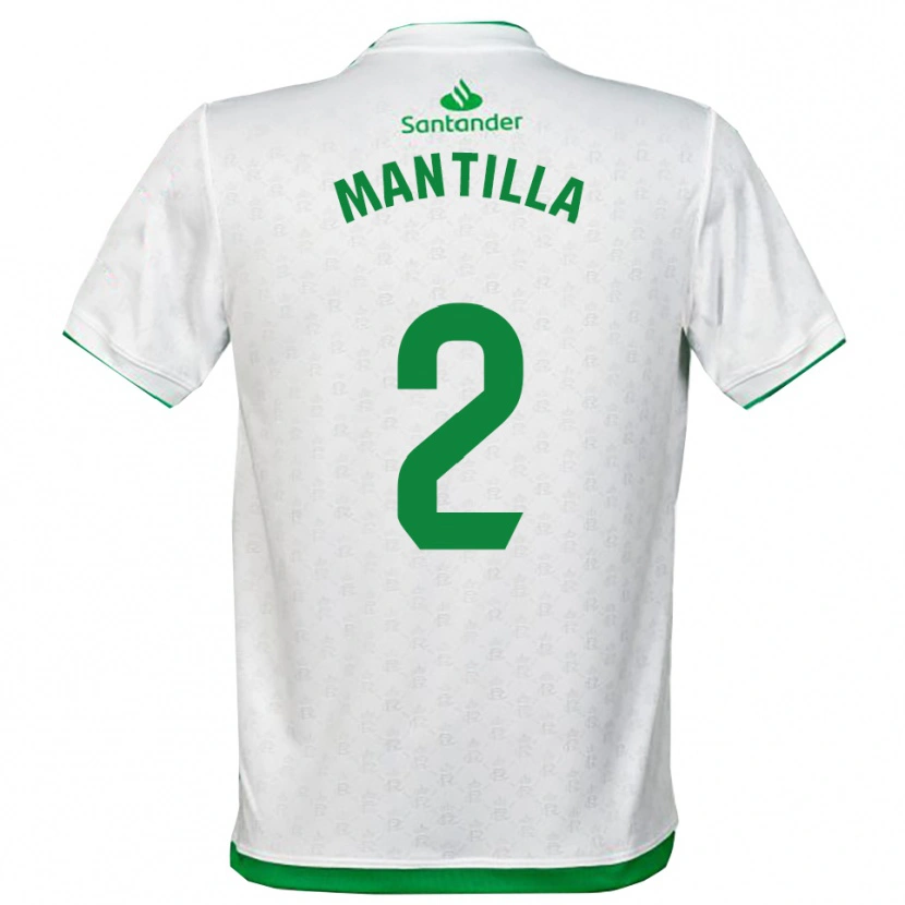 Danxen Mulher Camisola Álvaro Mantilla #2 Verde Branco Principal 2025/26 Camisa Brasil