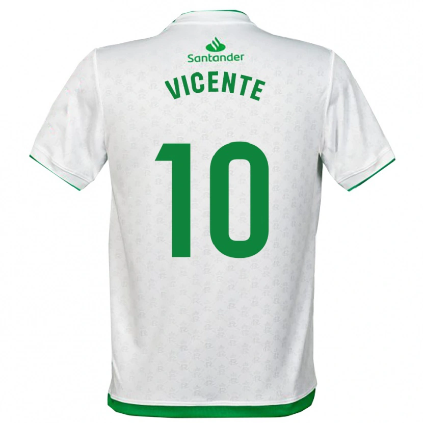 Danxen Mulher Camisola Iñigo Vicente #10 Verde Branco Principal 2025/26 Camisa Brasil