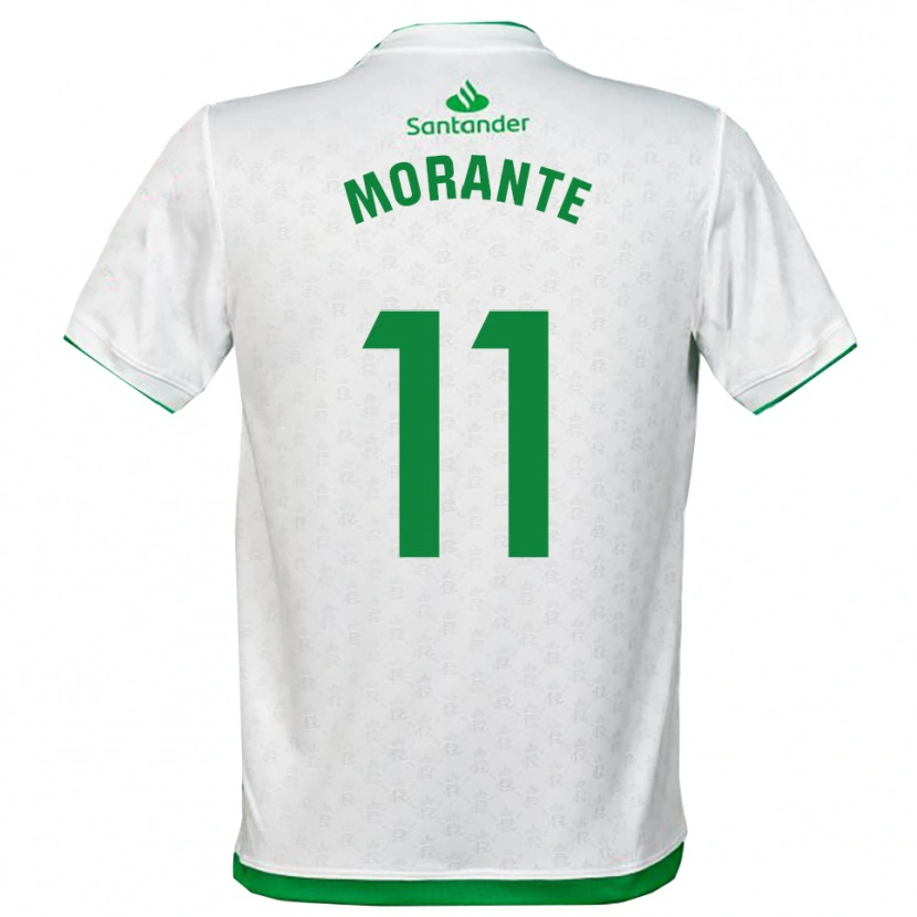 Danxen Mulher Camisola Alejandro Morante #11 Verde Branco Principal 2025/26 Camisa Brasil