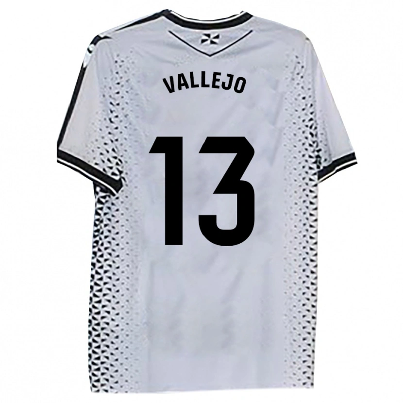 Danxen Mulher Camisola Guillermo Vallejo #13 Branco Preto Principal 2025/26 Camisa Brasil