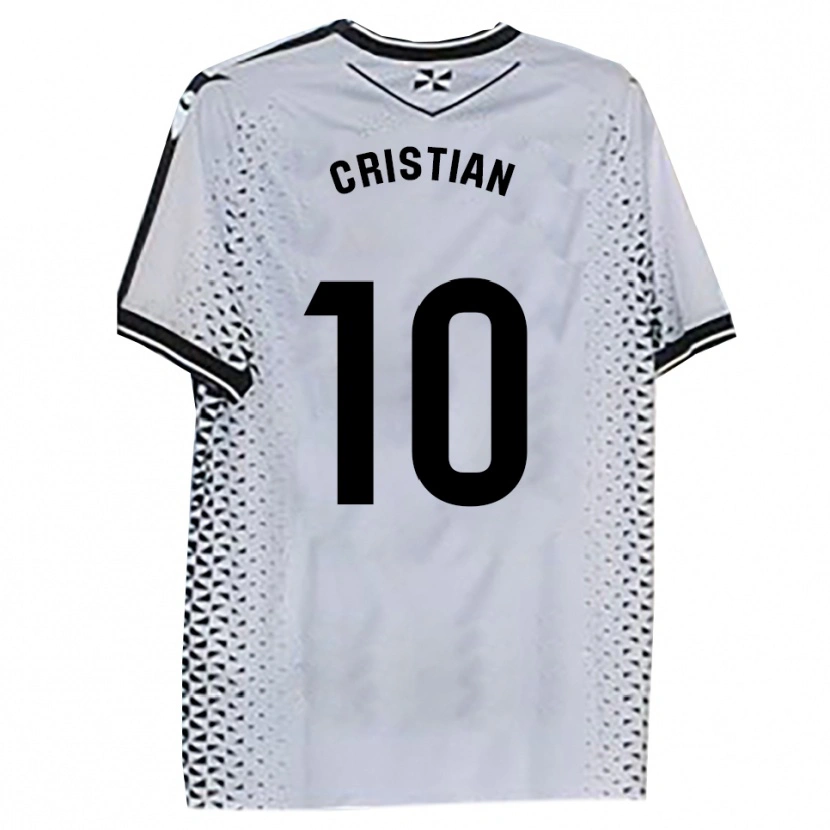 Danxen Mulher Camisola Cristian Rodríguez #10 Branco Preto Principal 2025/26 Camisa Brasil