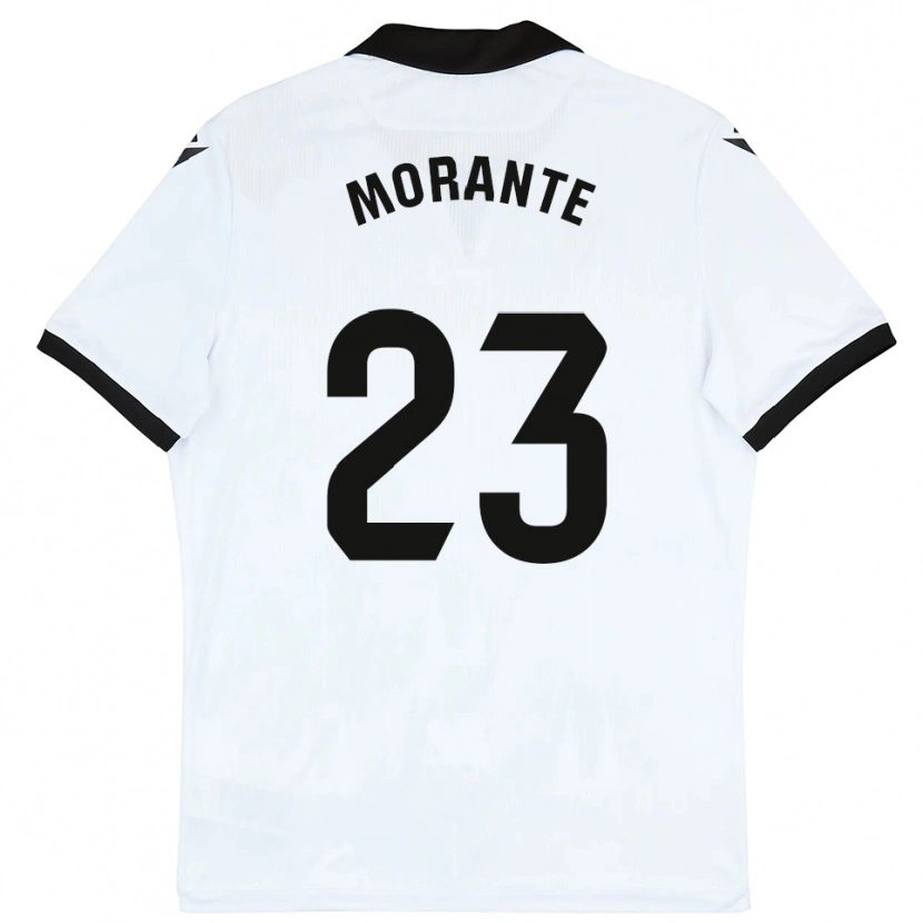 Danxen Mulher Camisola Iván Morante #23 Branco Preto Principal 2025/26 Camisa Brasil