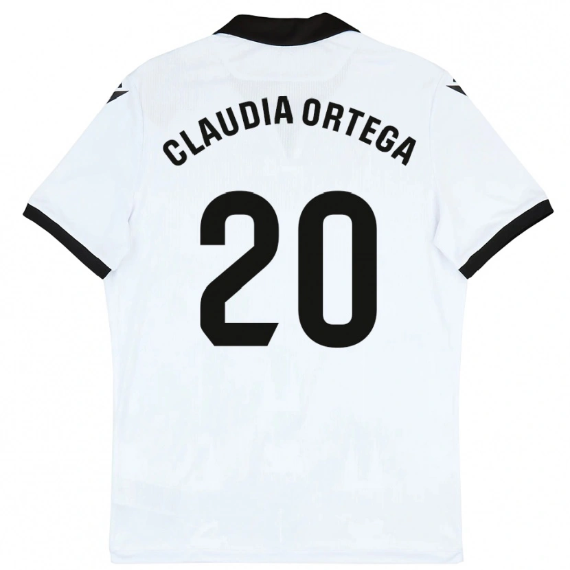 Danxen Mulher Camisola Claudia Ortega #20 Branco Preto Principal 2025/26 Camisa Brasil