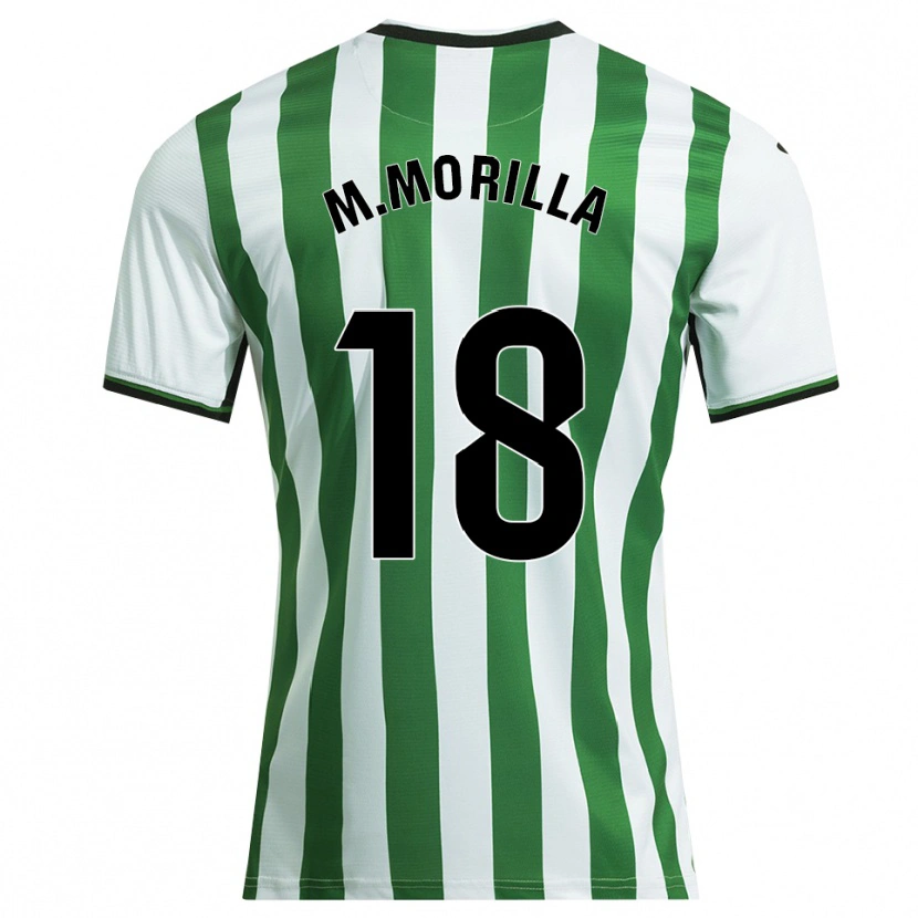 Danxen Mulher Camisola María Morilla Obrero #18 Branco Verde Principal 2025/26 Camisa Brasil