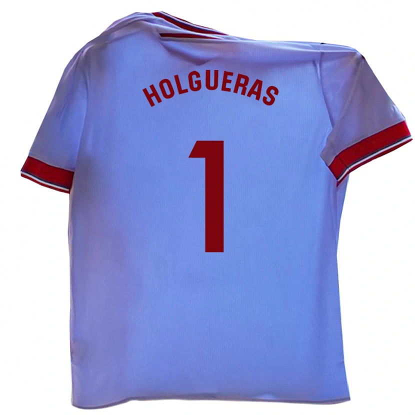 Danxen Mulher Camisola Javi Holgueras #1 Branco Vermelho Principal 2025/26 Camisa Brasil