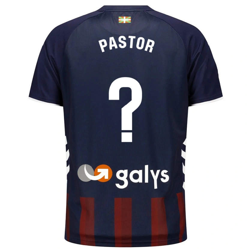 Danxen Mulher Camisola Xavier Pastor #0 Azul Marinho Vermelho Principal 2025/26 Camisa Brasil