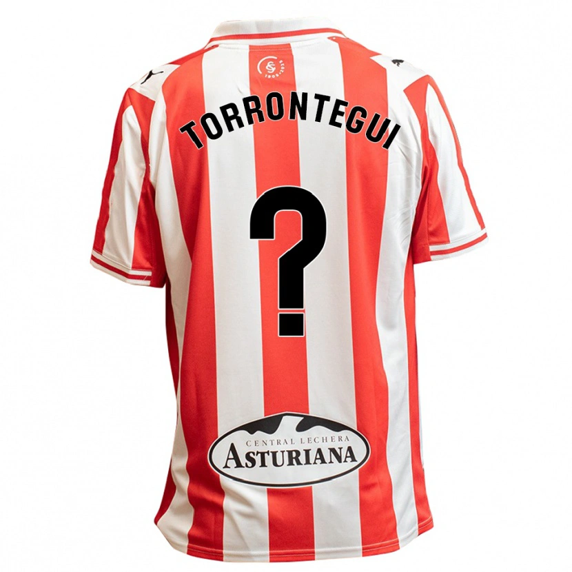 Danxen Mulher Camisola Samu Torrontegui #0 Branco Vermelho Principal 2025/26 Camisa Brasil