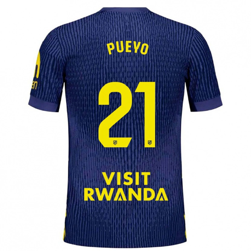 Danxen Mulher Camisola Jano Monserrate #21 Azul Marinho Amarelo Alternativa 2025/26 Camisa Brasil