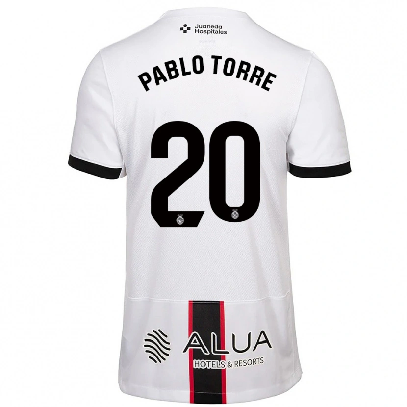 Danxen Mulher Camisola Pablo Torre #20 Branco Preto Alternativa 2025/26 Camisa Brasil