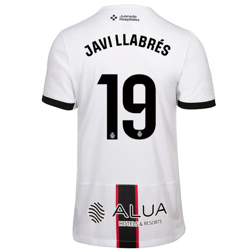 Danxen Mulher Camisola Javi Llabrés #19 Branco Preto Alternativa 2025/26 Camisa Brasil