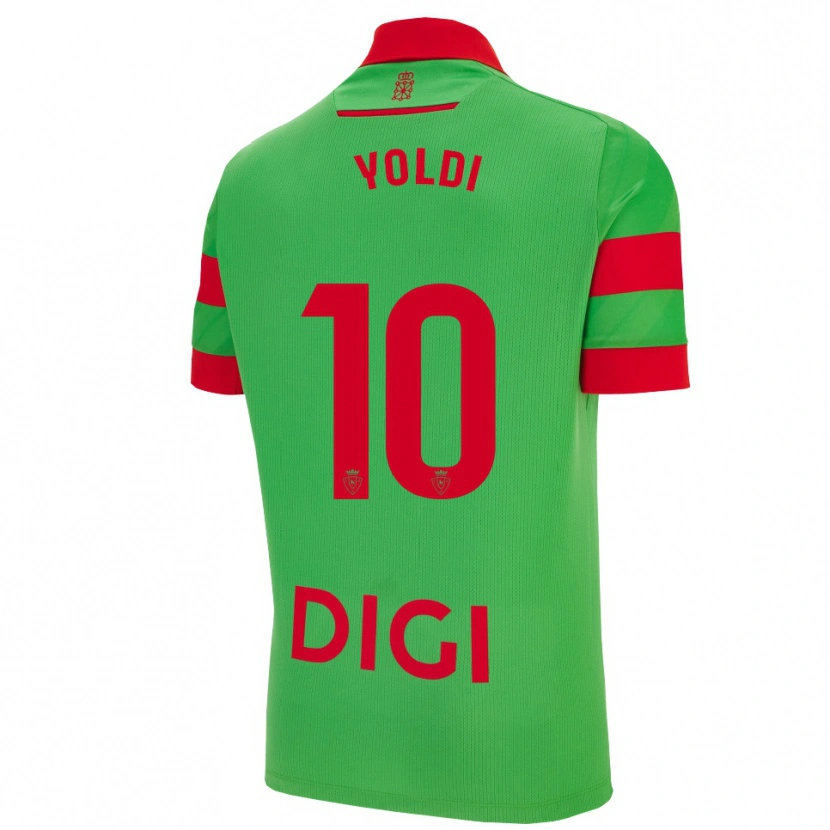 Danxen Mulher Camisola Ander Yoldi #10 Verde Vermelho Alternativa 2025/26 Camisa Brasil