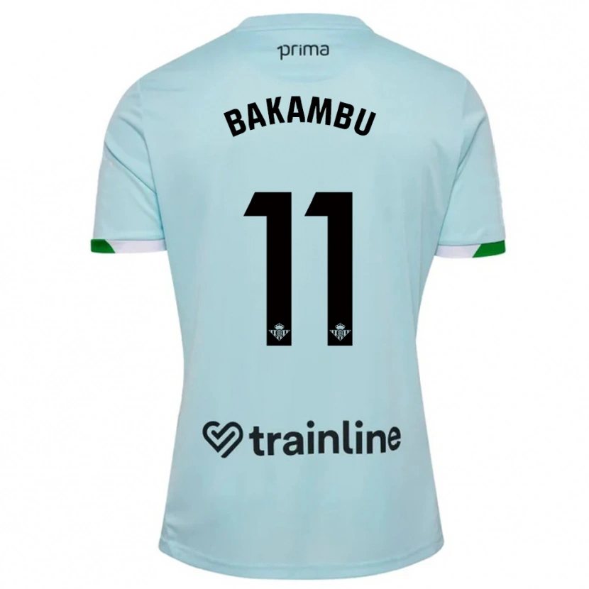 Danxen Mulher Camisola Cédric Bakambu #11 Azul Celeste Verde Alternativa 2025/26 Camisa Brasil